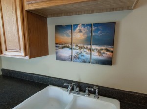 St Augustine II triptych 16x24